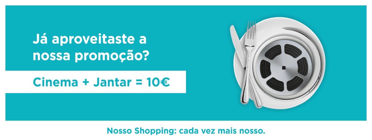 Programa Cinema + Jantar Nosso Shopping