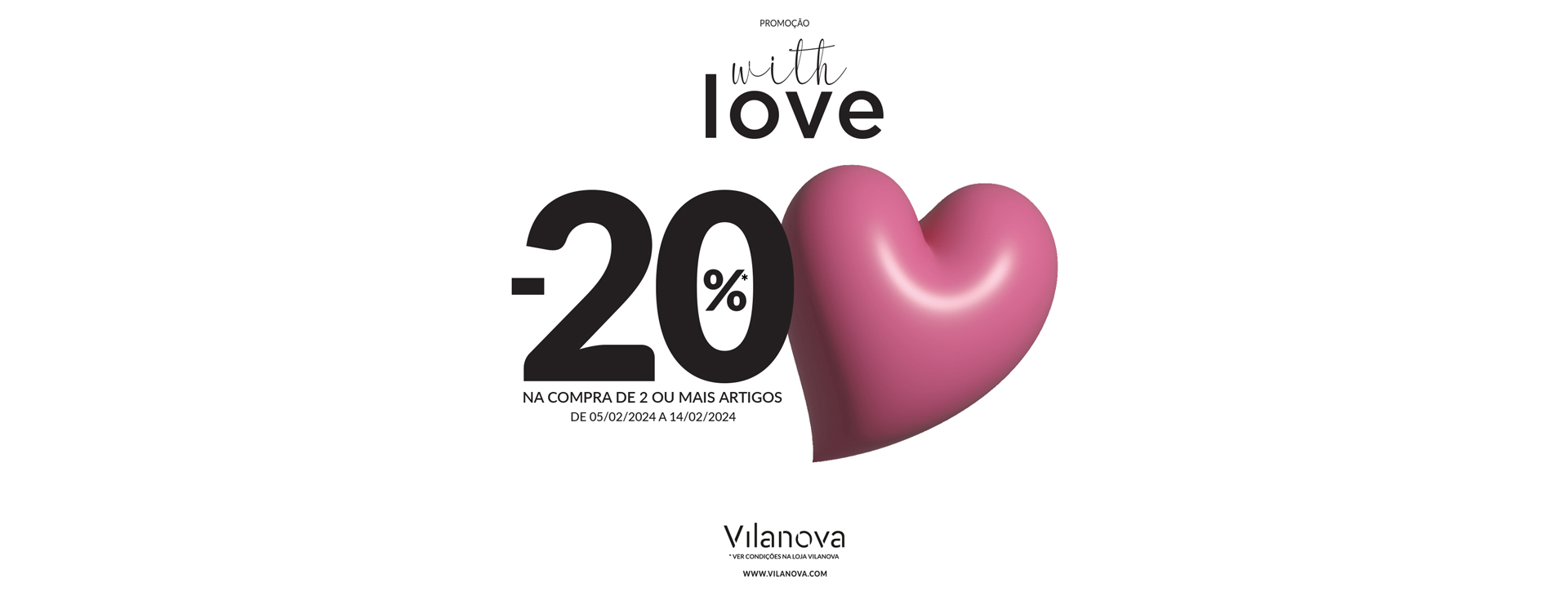 Campanha Dia dos Namorados na Vilanova do Nosso Shopping